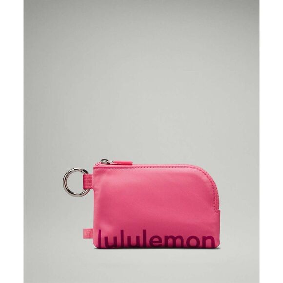 ✨Lululemon Clippable Card Pouch Sakura Pink / Washed Mauve✨ - Picture 2 of 9